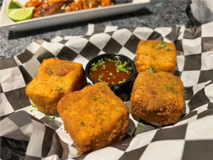 Photo of house made Mac and Cheese bites